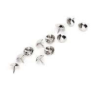 Clou de tapisserie d'ameublement, 300Pcs Finition argentée de tapisserie d'ameublement Clous décoratifs de meubles clous d'argent de pouce pour des chaises de sofa armoires Table en bois en cuir
