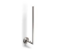 Clou flat porte-rouleau de rechange 4,8x30,6cm pour 3 pièces acier inoxydable brossé CL/09.02035.41