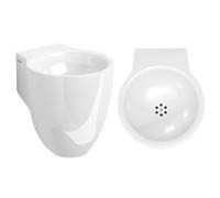 Clou Flush 6 lave-mains 27x28cm sans trou de robinet Céramique Blanc CL/03.03061