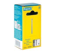 Clou galvanisé - Rapid - 20 mm - 3000 pièces - 18Ga - Pointe coupée avec précision