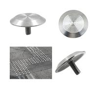 Clou marquage routier parking points - goujon de route en acier inoxydable, avec une tige, à Installer ou sceller dans le béton ou acier, pour parking, garage, escaliers, 3,5 * 5cm, 10 pcs