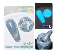 Clou Miles-Verhéritage À Ongles Gel Uv Magnétique Led, Brille Dans Le Noir, Semi-Continu, Trempage, Art De Manucure.6043.
