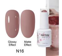 Clou Miles-Verhéritage À Ongles Semi-Continu, Gel À Tremper, Laque Uv Led, Rouge Foncé, Marron, Document Chaud, Manucure, Nail Art, 15ml.N16.