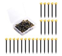 Clou pour images, serti de peintures murales lourdes, matériel de suspension murale pour miroir, ensemble de crochets avec clous pour accrocher des images de cadre photo 100 pièces (25mm de long)