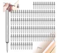 Clou sans couture à double tête for plinthe, ligne de plinthe sans marques, clous cachés spéciaux, plinthe en bois massif, vis de sécurité invisibles avec outil de manchon spécifique ( Color : 100pcs