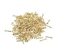 Clou SOURCING MAP Clou Petit Mini Acier Carbone 1x10mm(DxL) pour Bois Bricolage Décoratif Photo Boîte Ménage Laitonné 200pcs