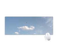 cloud air avion tapis de souris large cousues bords mat étendu game bureau