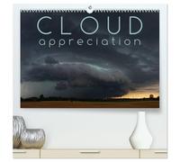 Cloud Appreciation (High Quality Premium Wall Calendar 2026 DIN A2 landscape),CALVENDO 12 Month Wall Calendar: Enjoy and appreciate 12 different clouds throughout the year