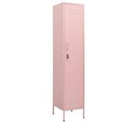 CLOUD Armoire à casiers Rose 35x46x180 cm Acier CHYNEW5295096