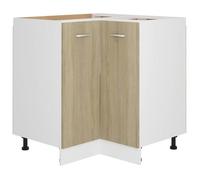 CLOUD Armoire de plancher d'angle,armoire de cuisine, meuble bas de cuisine chêne sonoma 75,5x75,5x81,5 cm bois CHYNEW6148798