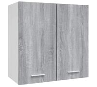 CLOUD Armoire suspendue,armoire de cuisine, meuble haut de cuisine Sonoma gris 60x31x60 cm Bois d'ingénierie CHYNEW9040843
