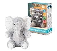 Peluche bruit blanc elliot éléphant gris, blanc TU