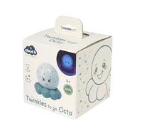 Cloud B Veilleuse projecteur Twinkles To Go Octo LED 3 couleurs, minuterie 45 min Bleu pastel
