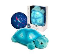 Cloud B Veilleuse Tortue Twinkling Twilight – Projecteur d'étoiles, sons, 3 couleurs, Aqua