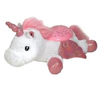Cloud b Veilleuse Apaisante Projecteur d'étoiles | Luminosité douce | 3 Couleurs | 3 Constellations | Arrêt automatique | Veilleuse Musicale Peluche Licorne Twilight Buddies Unicorn w/wings