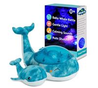Peluche Veilleuse Tranquil Whale Family Blue NC