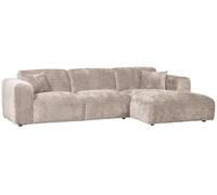 CLOUD - Canapé angle droit beige L280 Beige