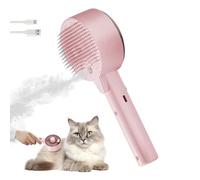Cloud Care Brosse à vapeur pour chat d'intérieur pour la perte de poils Spritz Peigne à fourrure pour poils longs et courts pour chats et chiens Brosse à vapeur pour chats, massages, toilettage