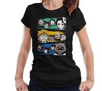 Cloud City 7 Demon Slayer Trio Kimetsu No Yaiba Women's T-Shirt