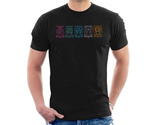 Cloud City 7 Saint Seiya Logos Men's T-Shirt