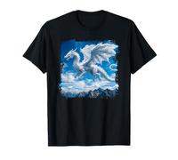Cloud Dragon Sky Formation Cachée Créature Mystère Graphique T-Shirt