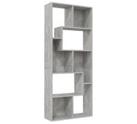 CLOUD Étagère salon, Bibliothèque Gris béton 67x24x161 cm Bois d'ingénierie CHYNEW7984140