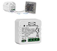 Cloud Even Interrupteur WiFi Alexa Sans Fil, Va et Vient Parallèle,Commutateur Relais WiFi Smart, Récepteur Commutateur Connecté Intelligent, Relais Compatible avec Google Home 1gang