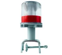 Cloud Fire Lumière de navigation solaire pour bateaux, phare d'ancrage, 3 modes d'éclairage, phares à 360°, conception étanche IP65 pour navire de voile, avertissement routier, véhicule industriel