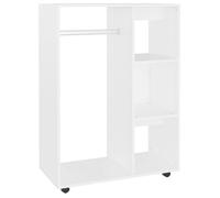 CLOUD Garde-robe Armoire de rangement - Penderie Blanc 80x40x110 cm Bois d’ingénierie CHYNEW7967167
