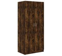 CLOUD Garde-robe Armoire de rangement - Penderie Chêne fumé - 80x52x180 cm - Bois d'ingénierie CHYNEW5158718