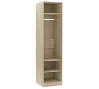 CLOUD Garde-robe Armoire de rangement - Penderie Chêne sonoma 50x50x200 cm Bois d'ingénierie CHYNEW4446190