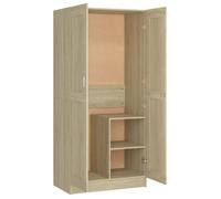 CLOUD Garde-robe Armoire de rangement - Penderie Chêne sonoma 82,5x51,5x180 cm Aggloméré CHYNEW5169682