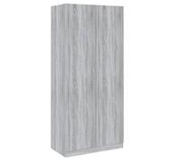 CLOUD Garde-robe Armoire de rangement - Penderie Sonoma gris - 90x52x200 cm - Bois d'ingénierie CHYNEW7645081