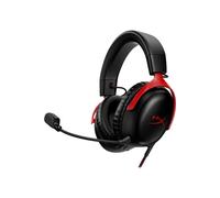 Casque Gamer Filaire HyperX Cloud III noir & rouge pour PC PS5 PS4 Xbox Series X|S Xbox One Switch, Mac et appareils mobiles