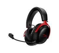HyperX Casque gamer sans fil Cloud III – pour PC & console, avec micro – Noir/Rouge
