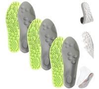 Cloud Insoles,Footstr Insoles,Memory Foam Insoles for Women Standing All Day,Soft U-Shape Breathable Orthotic with Arch Support Shock Absorption Shoe Inserts for Women Men (3pc-Green,41-42)
