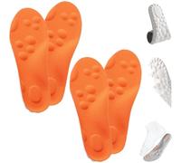 Cloud Insoles,Footstr Insoles,Memory Foam Insoles for Women Standing All Day,Soft U-Shape Breathable Orthotic with Arch Support Shock Absorption Shoe Inserts for Women Men (2pc-Orange,41-42)