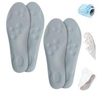 Cloud Insoles,Footstr Insoles,Memory Foam Insoles for Women Standing All Day,Soft U-Shape Breathable Orthotic with Arch Support Shock Absorption Shoe Inserts for Women Men (2pc-A,45-46)