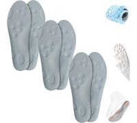 Cloud Insoles,Footstr Insoles,Memory Foam Insoles for Women Standing All Day,Soft U-Shape Breathable Orthotic with Arch Support Shock Absorption Shoe Inserts for Women Men (3pc-A,43-44)