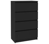 CLOUD Meuble de rangement,Commode Armoire Buffet Noir 60x35x98,5 cm Bois d'ingénierie CHYNEW9916374