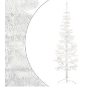 CLOUD NEW*Sapin Artificiel - UU - Demi sapin de Noël artificiel mince avec support - Blanc 180 cm MaisonMall98638144