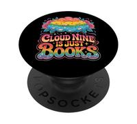 Cloud Nine n'est Que des Livres Qui lisent Le Bonheur PopSockets PopGrip Adhésif