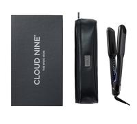 Cloud Nine The Wide Iron - Fer à lisser noir avec plaques larges Sericite®, Revive Mode® & 11 réglages - Pour cheveux longs, épais et un coiffage doux et maîtrisé