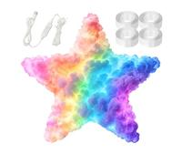 Cloud Plafonnier LED - Lampe d'orage 3D 6,56 pieds 200 cm USB | Éclairage dynamique décor avec synchronisation de la musique, installation DIY, éclairage d'ambiance | Chambre à coucher F