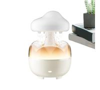 Cloud Rain Air Humidifier-UltraSound Air Humidifier avec pour chambres, bureau et à la maison | Creative Cloud Rain Drop Humidifier, Humidificateur silencieux pour la peau sèche, salle pour