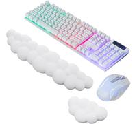 Cloud Repose-poignet pour clavier et souris,clavier nuage,repose-poignets,en mousse à mémoire de forme,pour ordinateur portable,travail