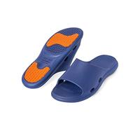 Cloud Slides Mode Pantoufles Intérieur Maison avec Salle de Bain Maman et Papa Bain D'été Chez Les Hommes Et Les Femmes Âgés Pantoufles Portables en Plein Air Chaussures De Douche (Deep Blue,40-41)