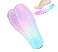 Cloud Soals - Pour homme - Design respirant ergonomique - Tissu doux - Refroidissement des semelles intérieures en gel avec contrôle de la transpiration - Couche de coussin confortable pour les pieds
