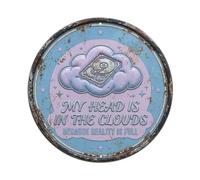 Cloud Storage Dreams Study Plaque en métal