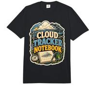 Cloud Tracker Notebook Humour météo Comfort Colors Adult Heavyweight T-Shirt